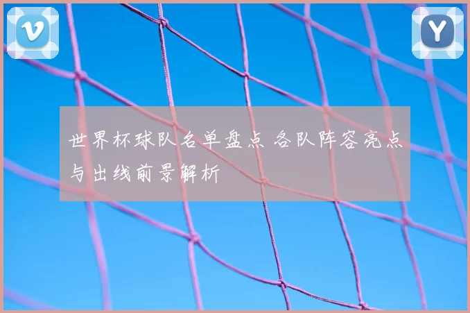 世界杯球队名单盘点 各队阵容亮点与出线前景解析